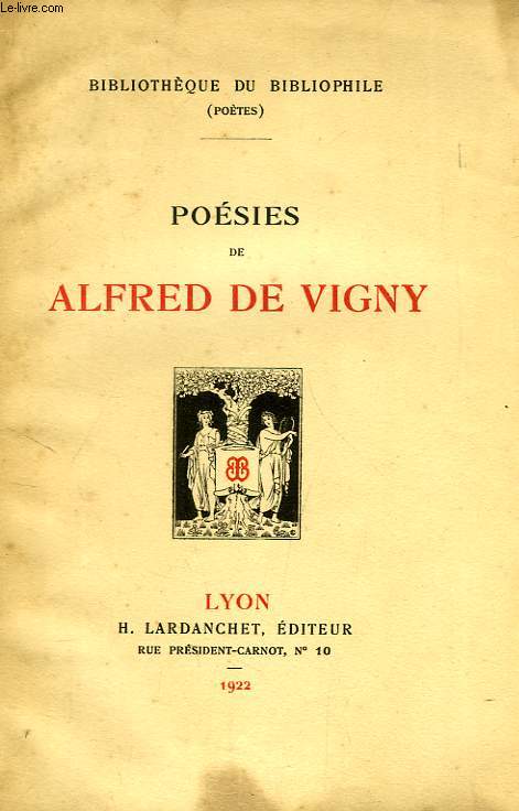 POESIES DE ALFRED DE VIGNY
