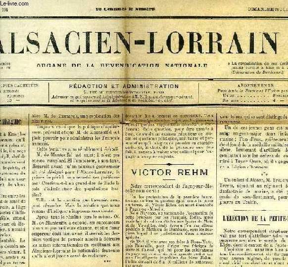 L'ALSACIEN-LORRAIN, 6e ANNEE, N 204, JUIN 1885