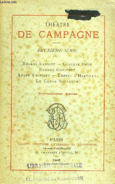 THEATRE DE CAMPAGNE, 2e SERIE