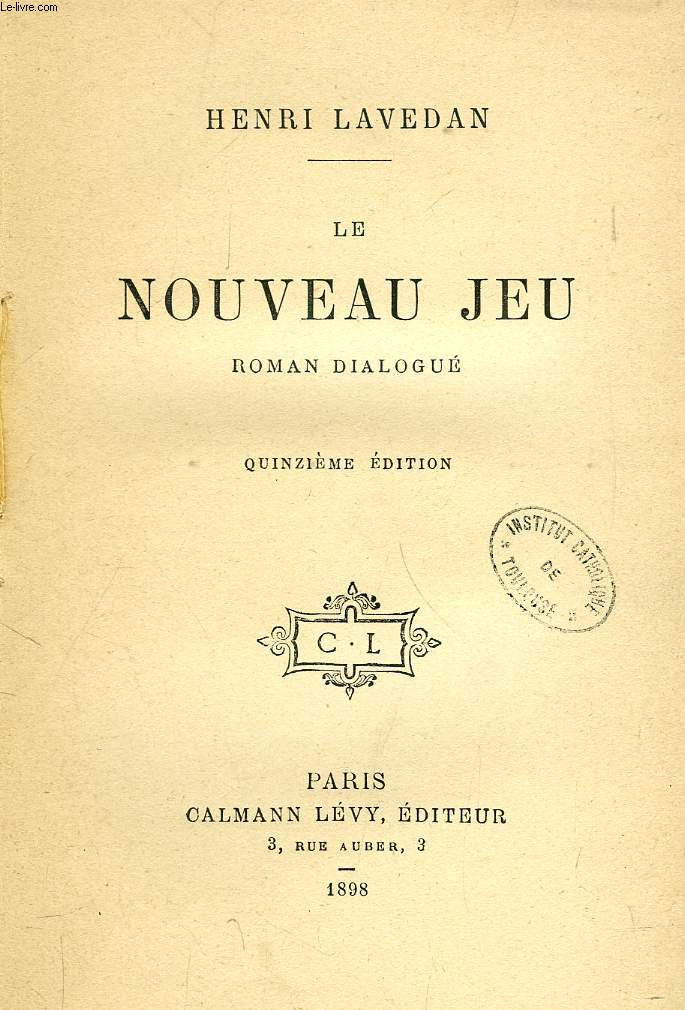 LE NOUVEAU JEU, ROMAN DIALOGU