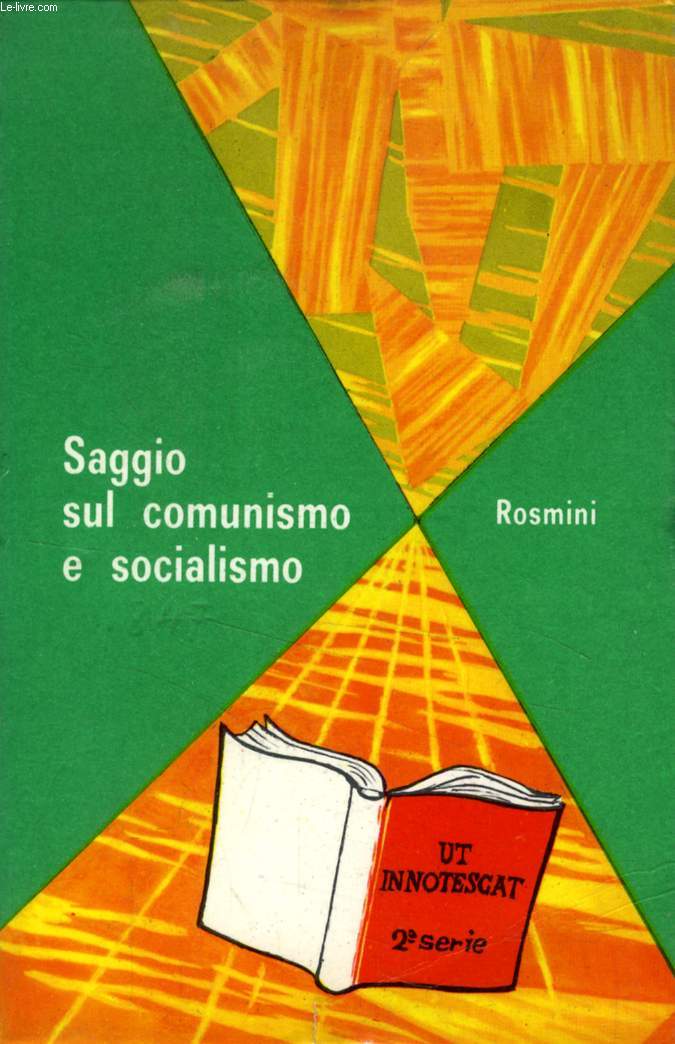 SAGGIO SUL COMUNISMO E SOCIALISMO