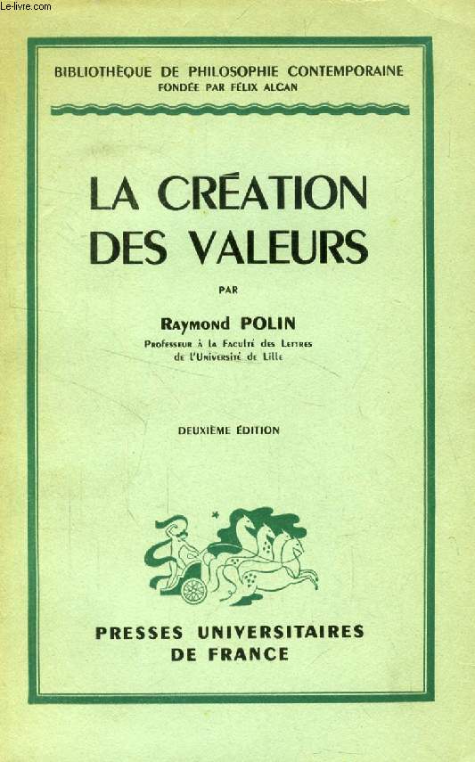 LA CREATION DES VALEURS