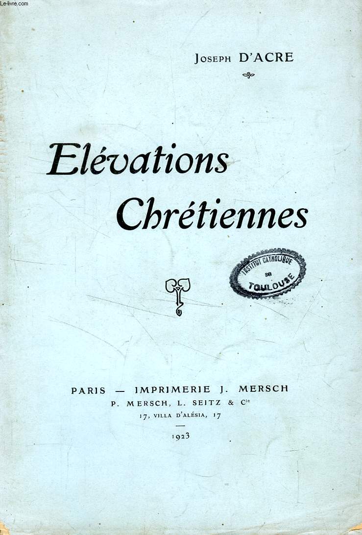 ELEVATIONS CHRETIENNES