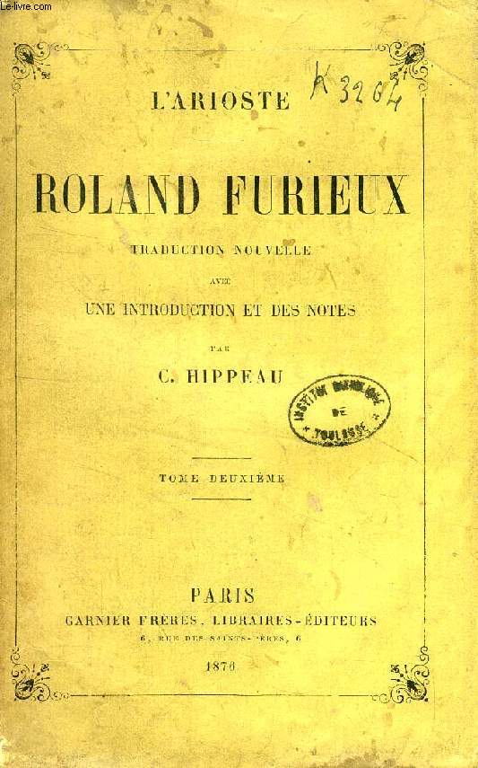 ROLAND FURIEUX, TOME II