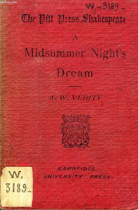 A MIDSUMMER-NIGHT'S DREAM