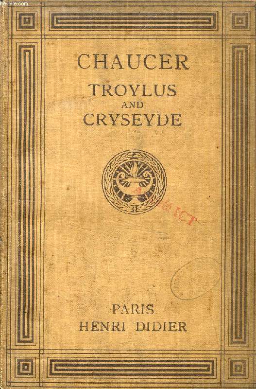 TROYLUS AND CRYSEYDE