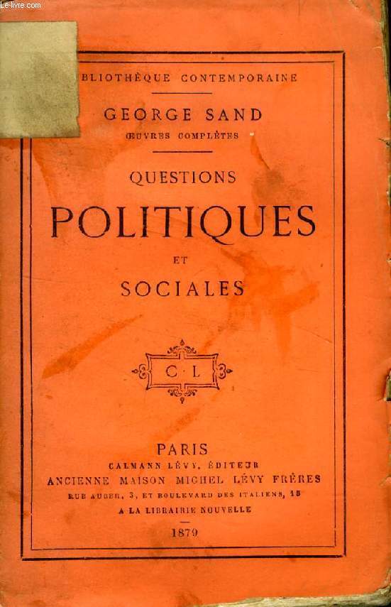 QUESTIONS POLITIQUES ET SOCIALES