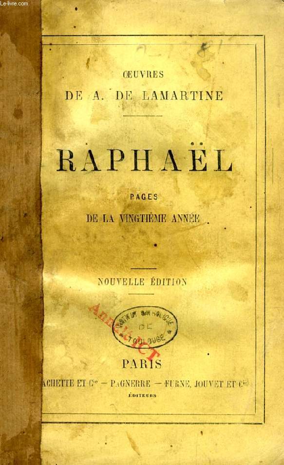 RAPHAEL, PAGES DE LA VINGTIEME ANNEE