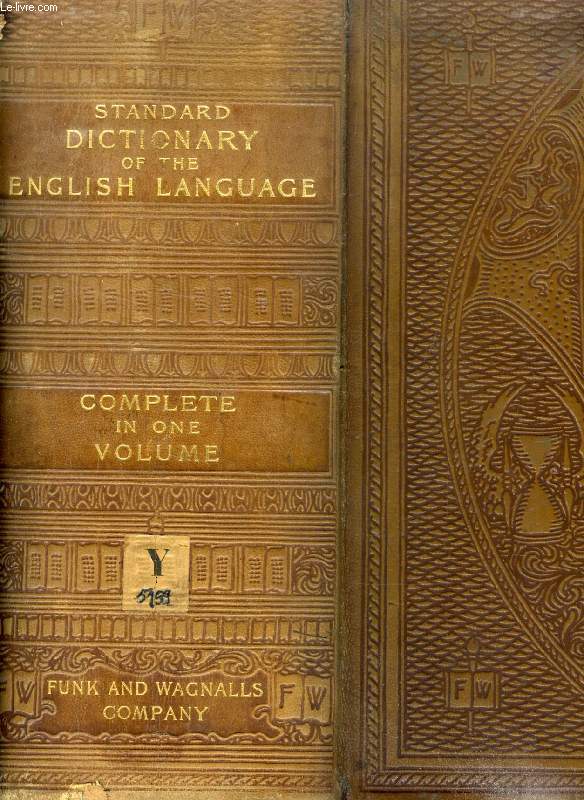 A STANDARD DICTIONARY OF THE ENGLISH LANGUAGE