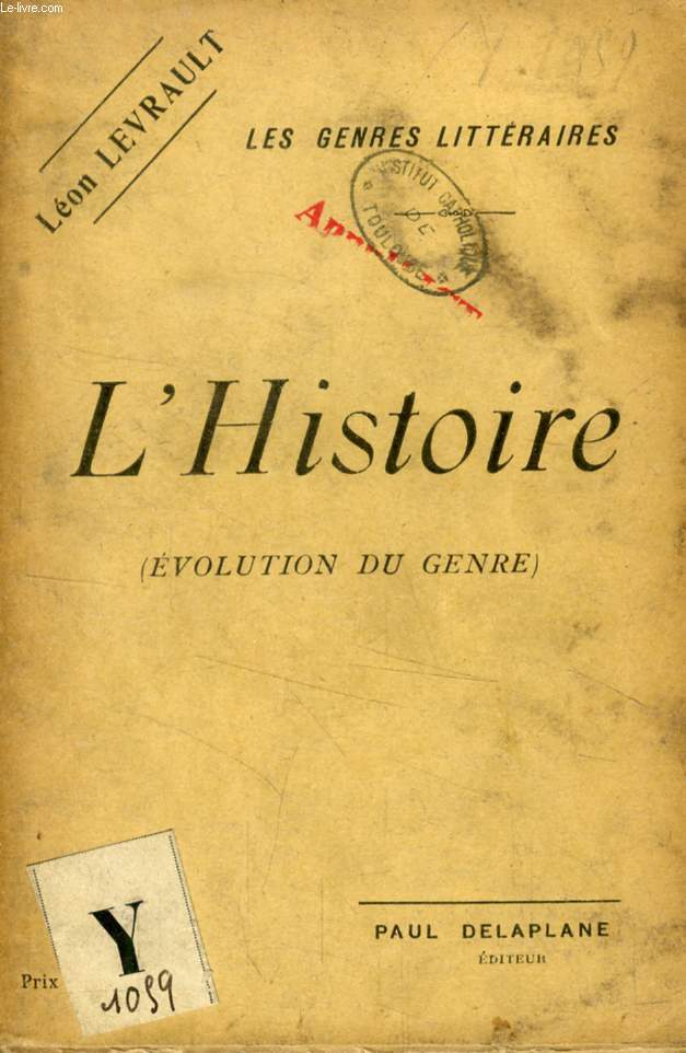L'HISTOIRE (EVOLUTION DU GENRE)