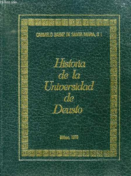 HISTORIA DE LA UNIVERSIDAD DE DEUSTO