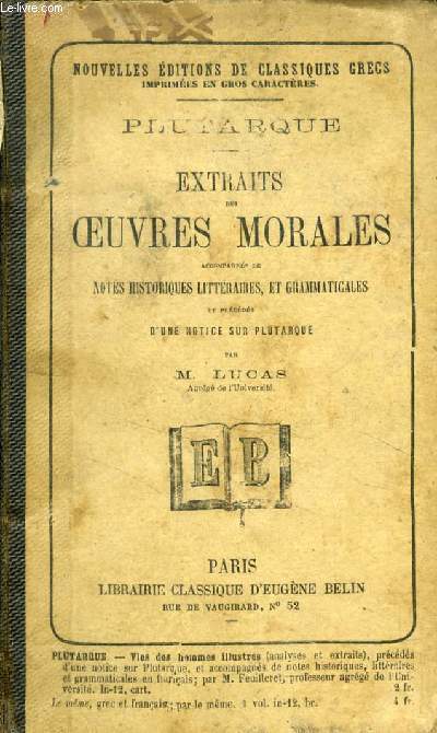 EXTRAITS DES OEUVRES MORALES