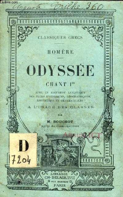 ODYSSEE, CHANT I