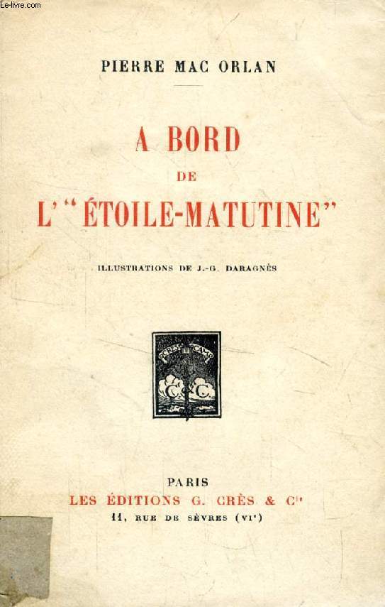 A BORD DE L'ETOILE MATUTINE