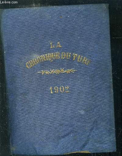 ANNUAIRE DE LA CHRONIQUE DU TURF , CALENDIER ET COURSES DE L ANNEE 1902