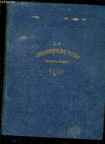 ANNUAIRE DE LA CHRONIQUE DU TURF , CALENDIER ET COURSES DE L ANNEE 1906