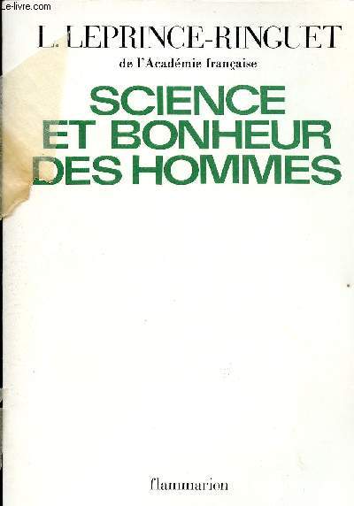 SCIENCE ET BONHEUR DES HOMMES