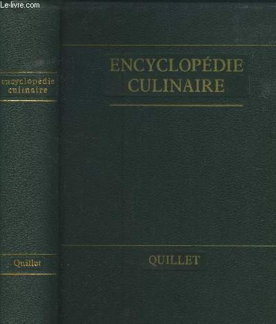 Encyclopdie culinaire Quillet
