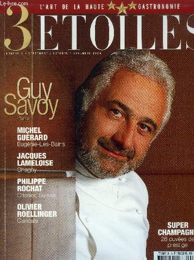 3 toiles - L'art de la Haute Gastronomie n 3 - Septembre, Octobre, Novembre 2004 :