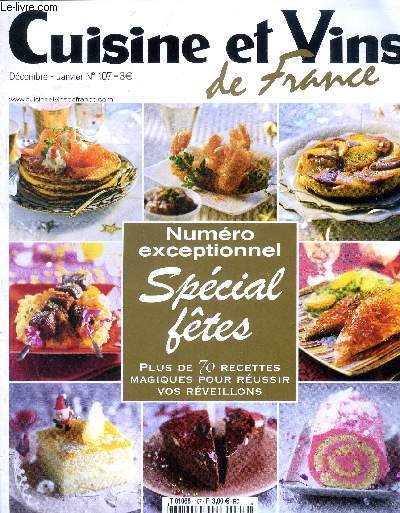 Cuisine et Vins de France - n 107 - Dcembre 2005 - Janvier 2006 :