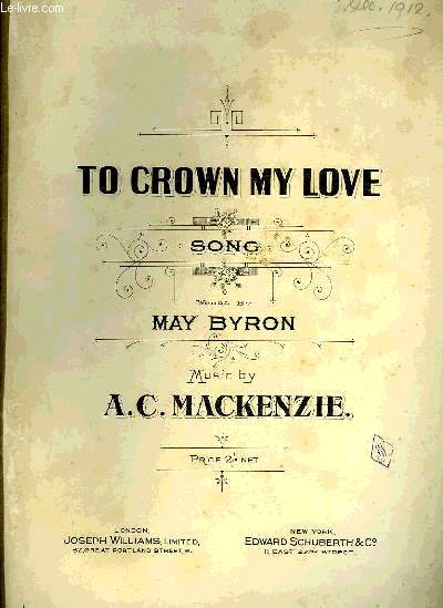 TO CROWN MY LOVE