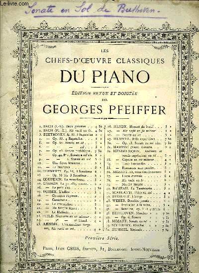 LES CHEFS-D'OEUVE CLASSIQUE DU PIANO