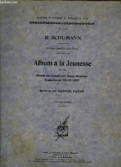 ALBUM DE LA JEUNESSE