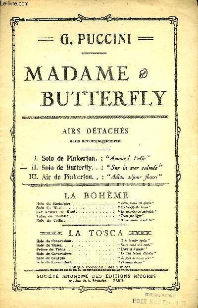 MADAME BUTTERFLY