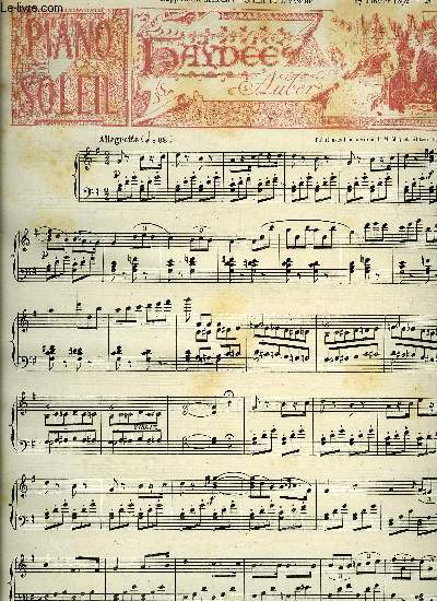 PIANO SOLEIL 17 JANVIER 1892, N3