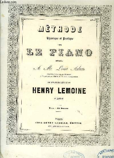 METHODE POUR LE PIANO