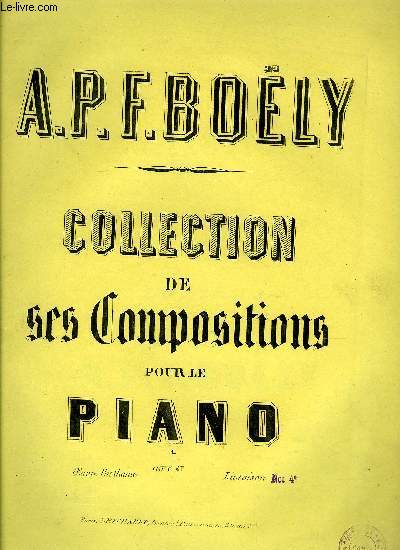 COLLECTION DE SES COMPOSITIONS POUR LE PIANO