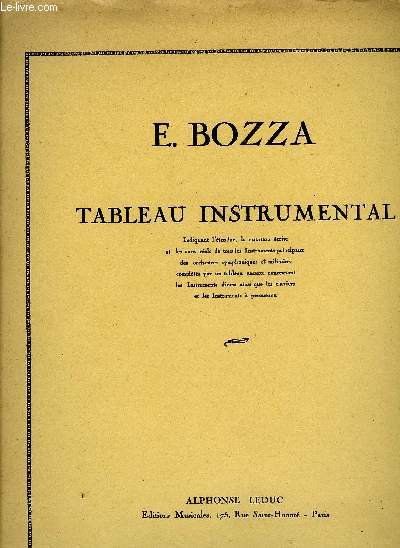 Tableau instrumental