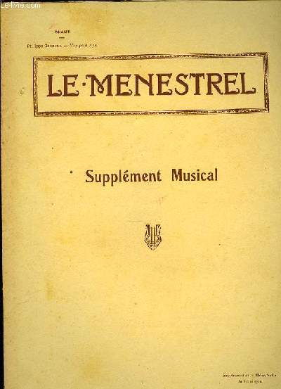 MON PETIT ANE piano et chant supplment au MENESTREL du 5 Mai 1922