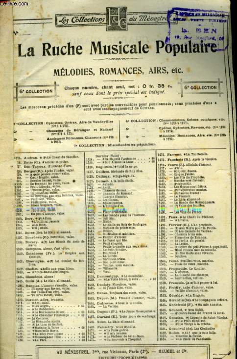 LA RUCHE MUSICALE POPULAIRE CHARME D'AMOUR