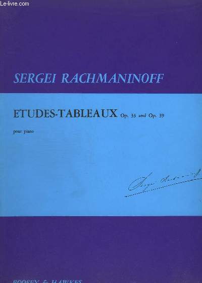 ETUDES-TABLEAUX - OP.33 AND OP.39 - PIANO.
