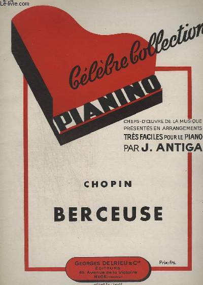BERCEUSE - COLLECTION PIANINO N74.