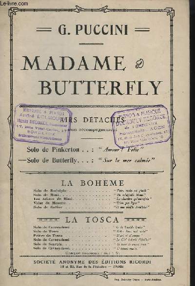 MADAME BUTTERFLY - SOLO.