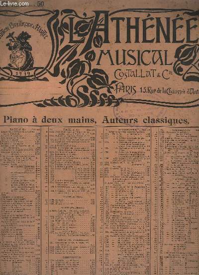 L'ATHENEE MUSICAL - N5030 - DER FREISCHTZ.