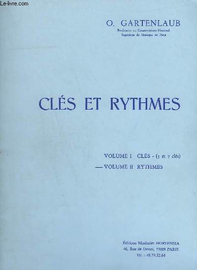 CLES DE RYTHMES - VOLUME 2 : RYTHMES.