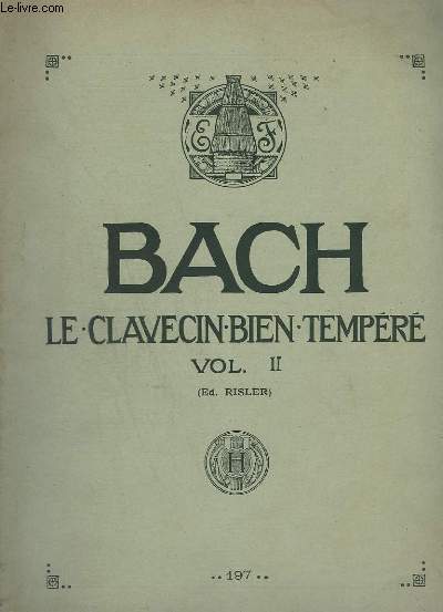 LE CLAVECIN TEMPERE - VOLUME 2.