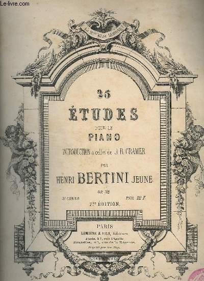 25 ETUDES POUR LE PIANO - OP.32 - 7 EDITION - 3 CAHIER.
