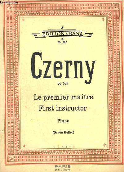 LE PREMIER MAITRE / FIRST INSTRUCTOR - PIANO - N202 - OP.599.