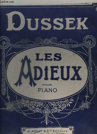 LES ADIEUX POUR PIANO.