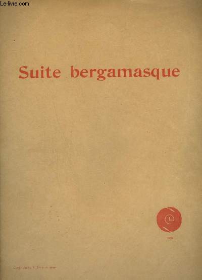 SUITE BERGAMASQUE - PIANO.