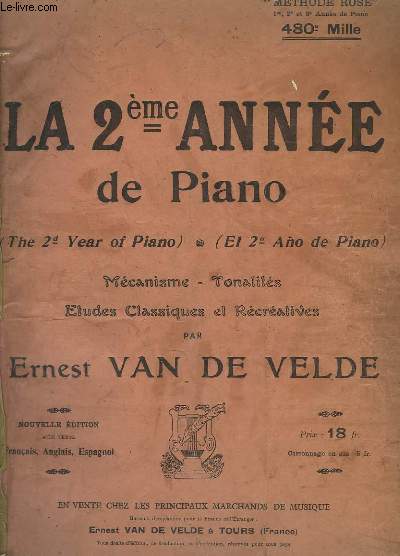 LA 2 ANNEE DE PIANO.