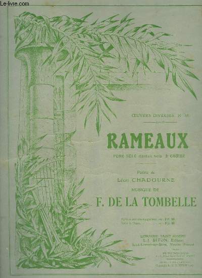 RAMEAUX - ORGUE + TOUTES VOIX & CHOEUR.