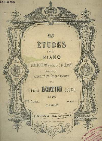 25 ETUDE POUR LE PIANO - 2 CAHIER.