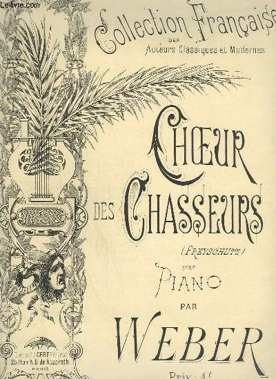 CHOEUR DES CHASSEURS - POUR PIANO.