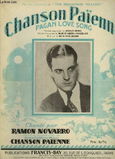 CHANSON PAENNE / PAGAN LOVE SONG - PIANO CHANT.
