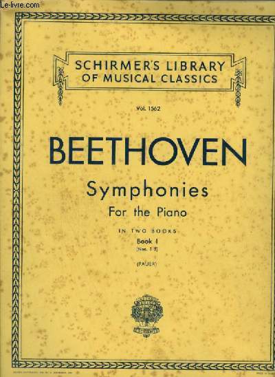 SYMPHONIES FOR THE PIANO - BOOK 1 : N1 A 5.